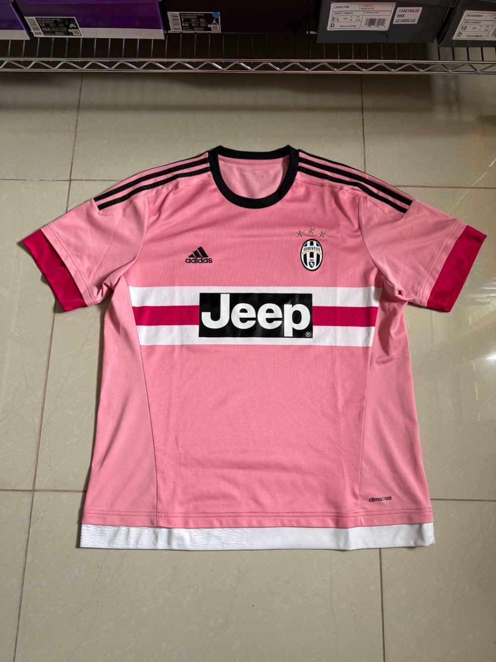 Camiseta adidas Jersey Juventus II Pink 2015/16 — XG, Usado