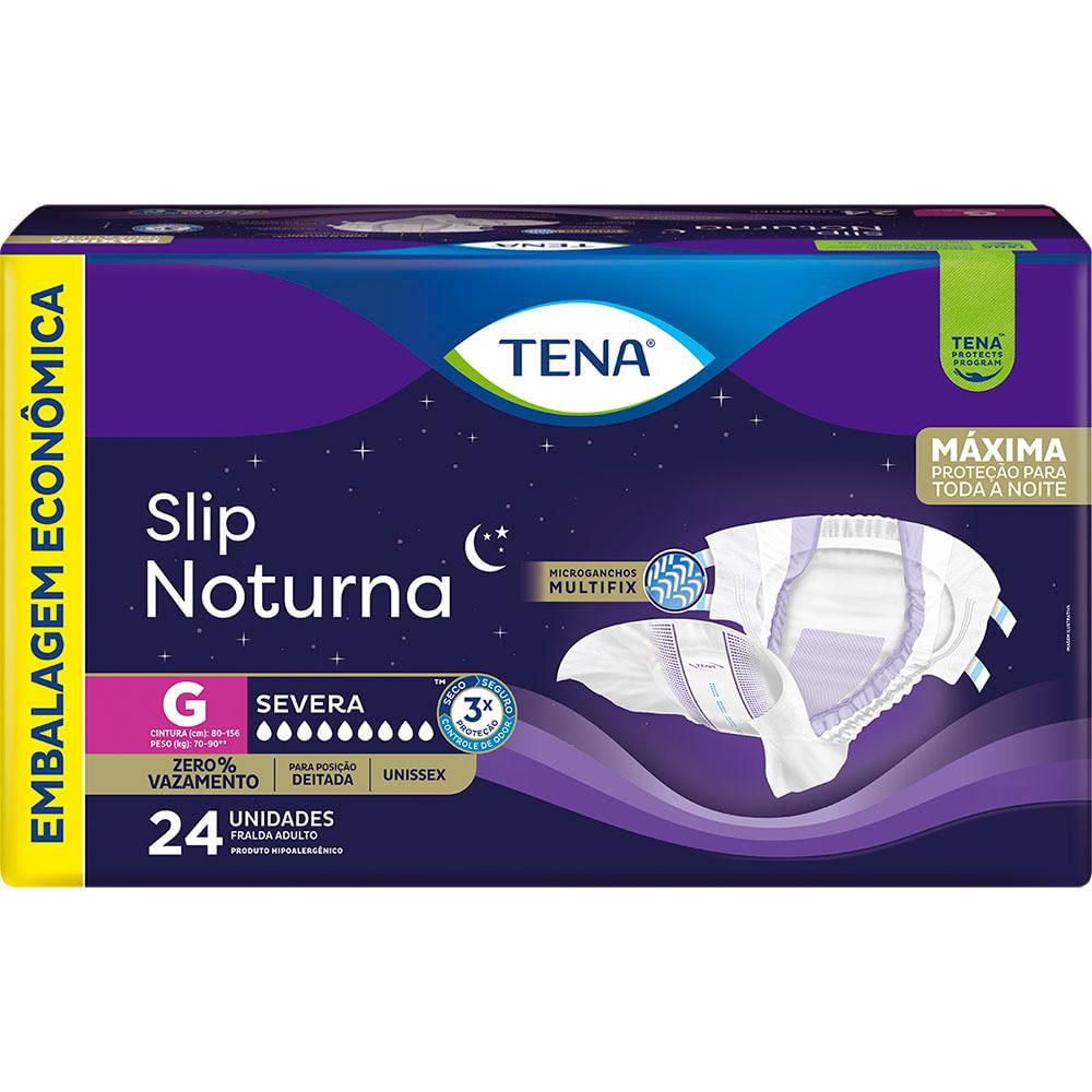 Fralda Geriátrica Tena Slip Noturna G 24 Unidades