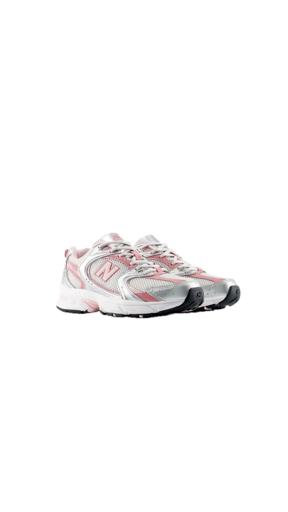 New Balance 530 Silver Metallic Rosewood — 35, Novo