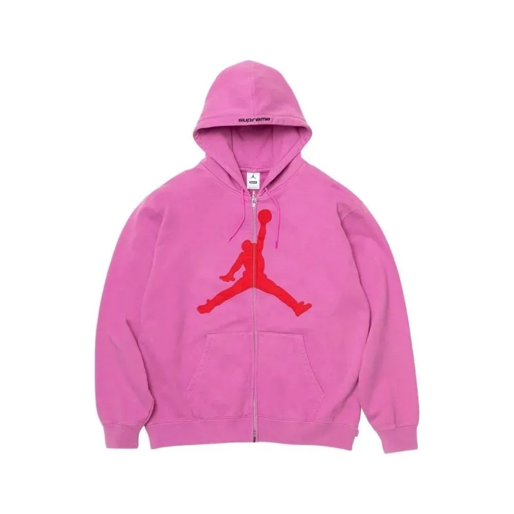Air Jordan x Supreme Jaqueta Hooded Pink SS26-W15 — G, Novo