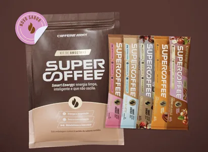 Amostra SuperCoffee 5 Sachês Caffeine Army