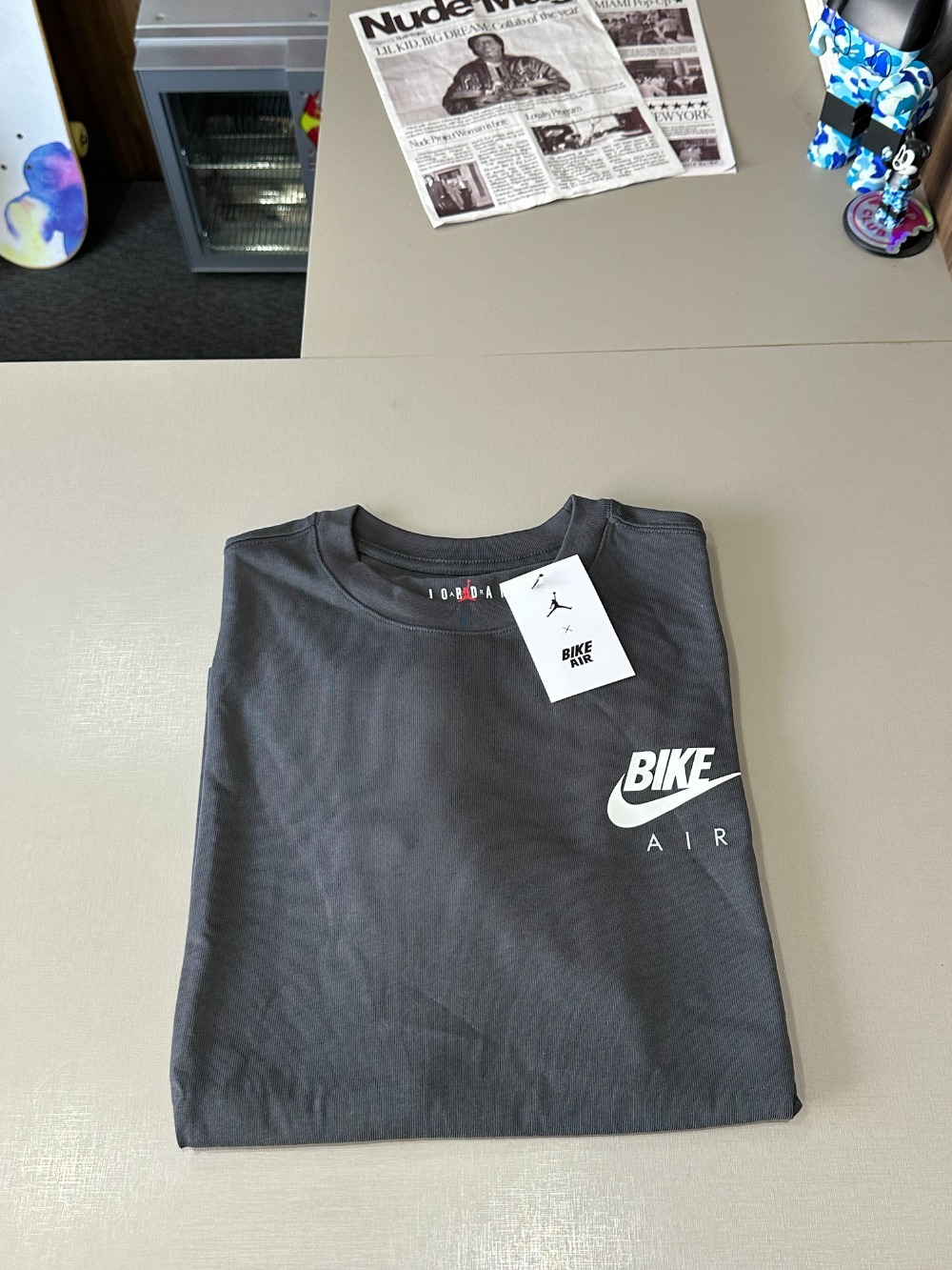 Nigel Sylvester x Air Jordan Camiseta Bike Air Black — M, Novo