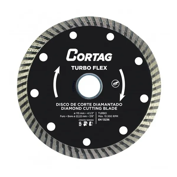 DISCO CORTE DIAMANT TURBOFLEXØ115FURO22,22 CORTAG