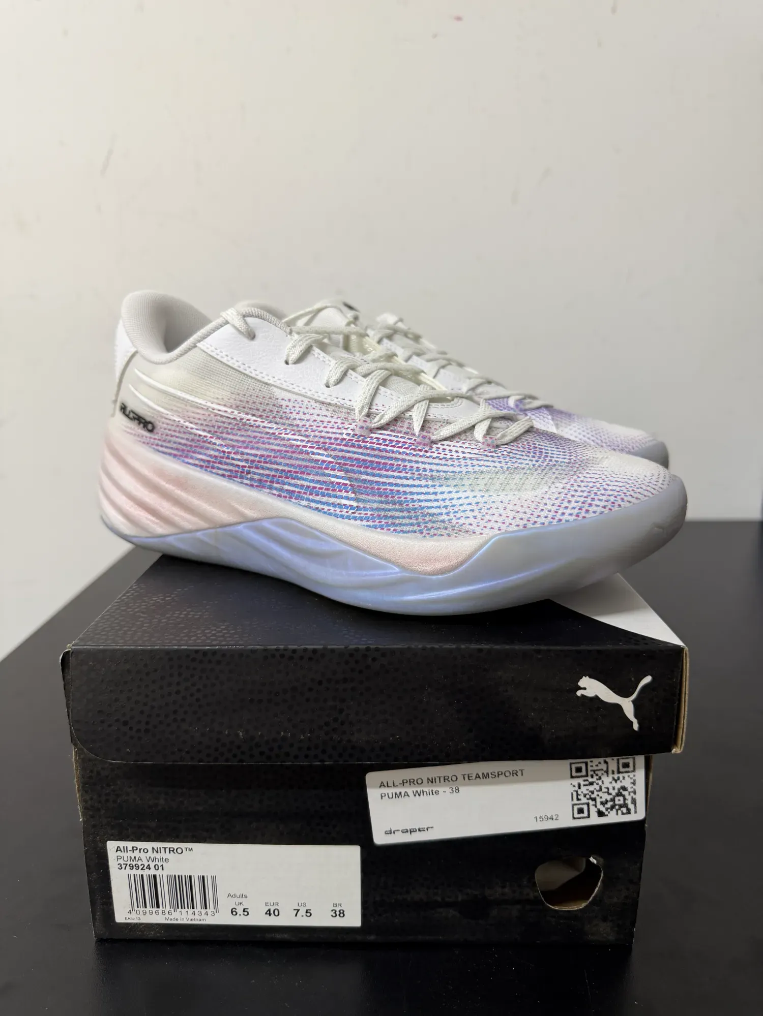 Puma All-Pro Nitro Teamsport White — 39 / 41, Novo