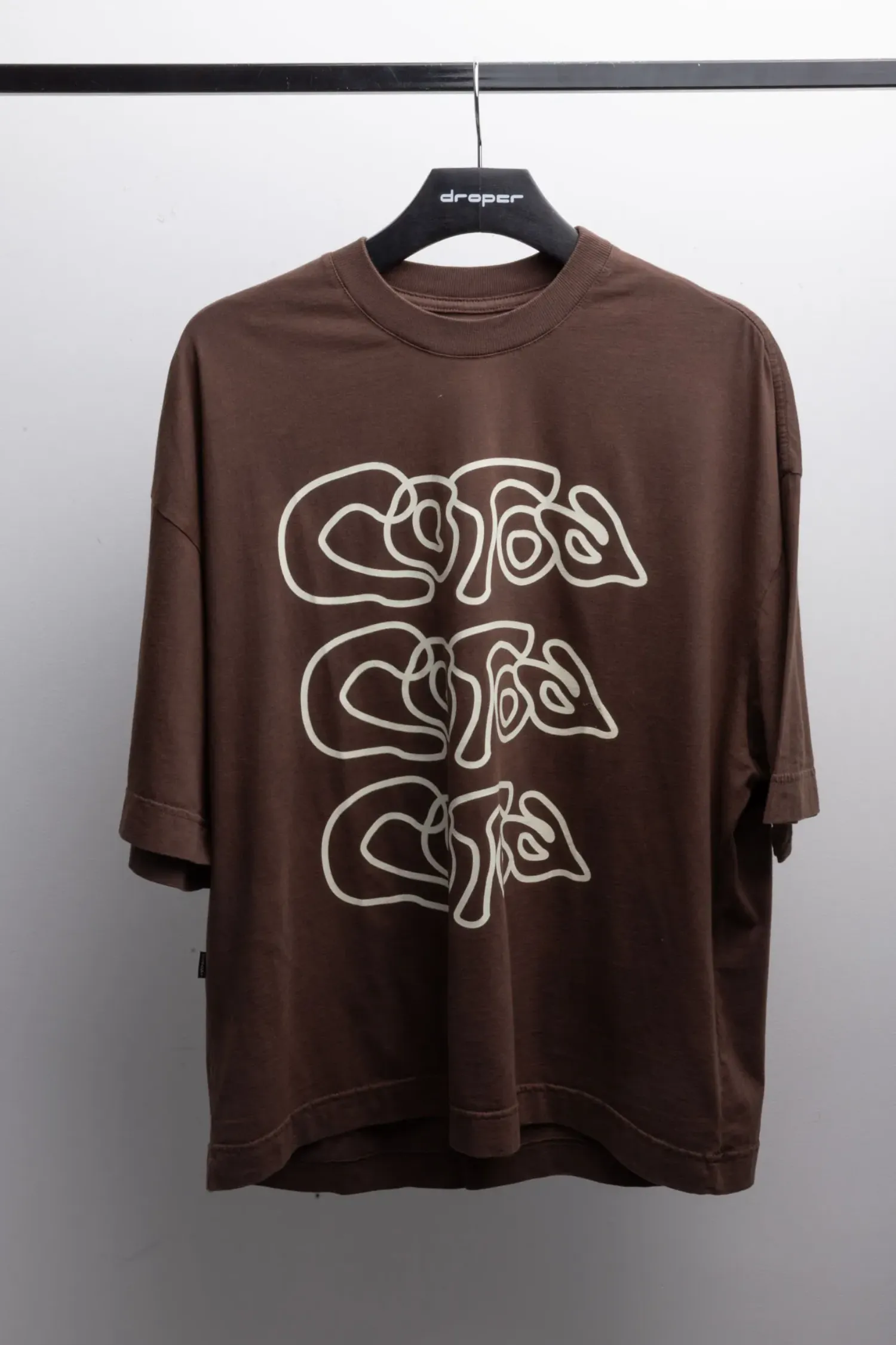Camiseta Coroa Clothing Company Boxy Triple Coroa Brown — P / G / XG / XXG, Novo