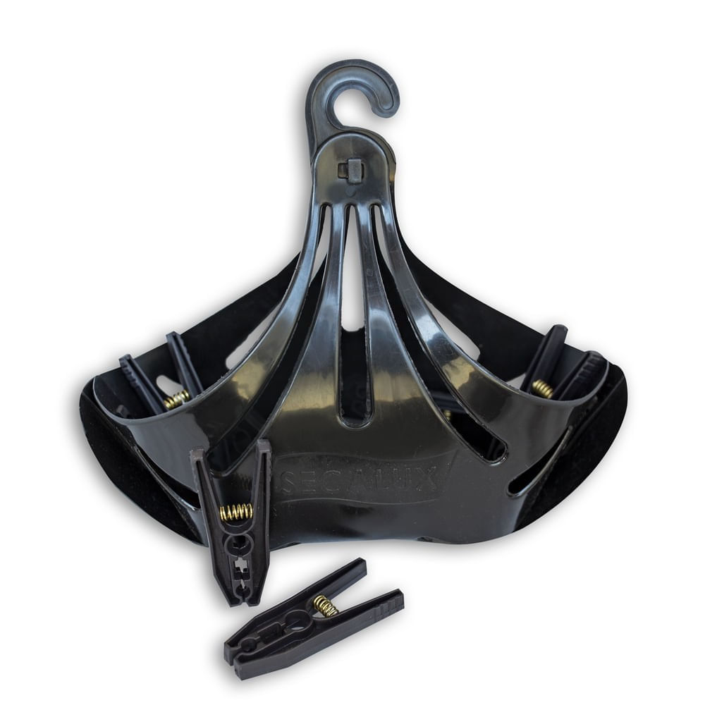 Kit Cesto Primavera Prendedores Preto Secalux