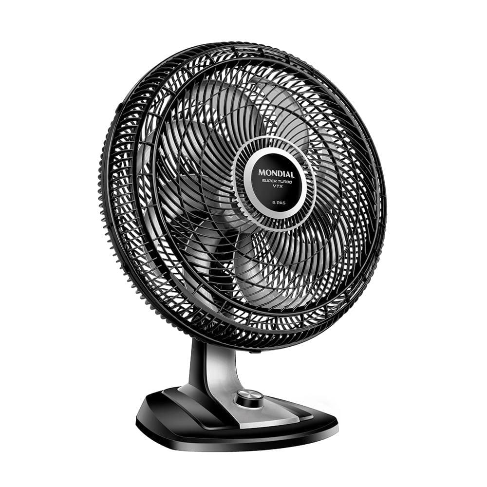 Ventilador de Mesa Mondial VTX-50-8P Preto - 50 cm Preto / 110