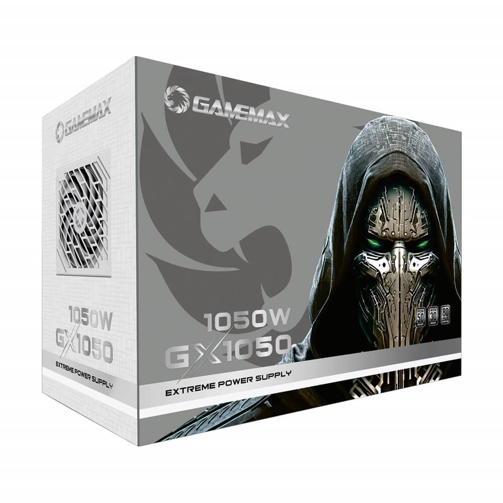 Fonte Gamer Gamemax GX1050 PRO 1050W 80 Plus Platinum Full Modular PFC Ativo Branca - GX1050PRWTA24BR0038