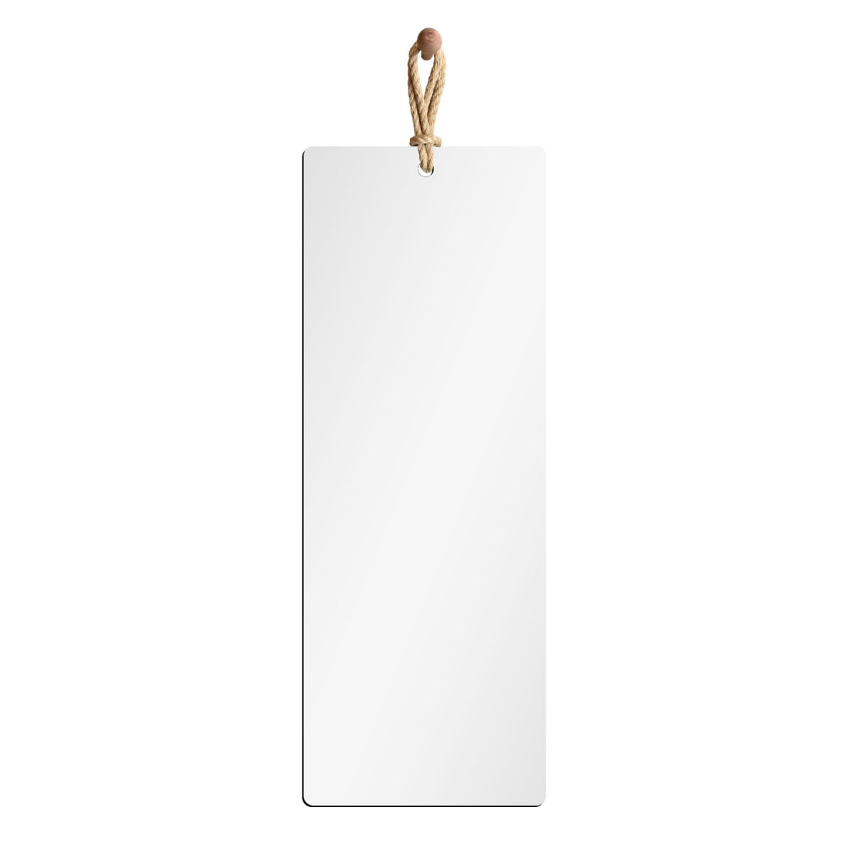 Espelho de Corpo Hole Alça Sisal 120x40cm Retangular