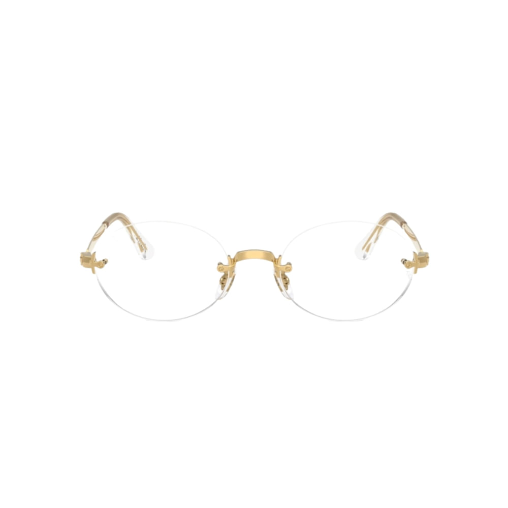 Foto 2 de Armação para Óculos de Grau Unissex Ray-Ban A$AP Rocky RX3929V 2500 Dourada