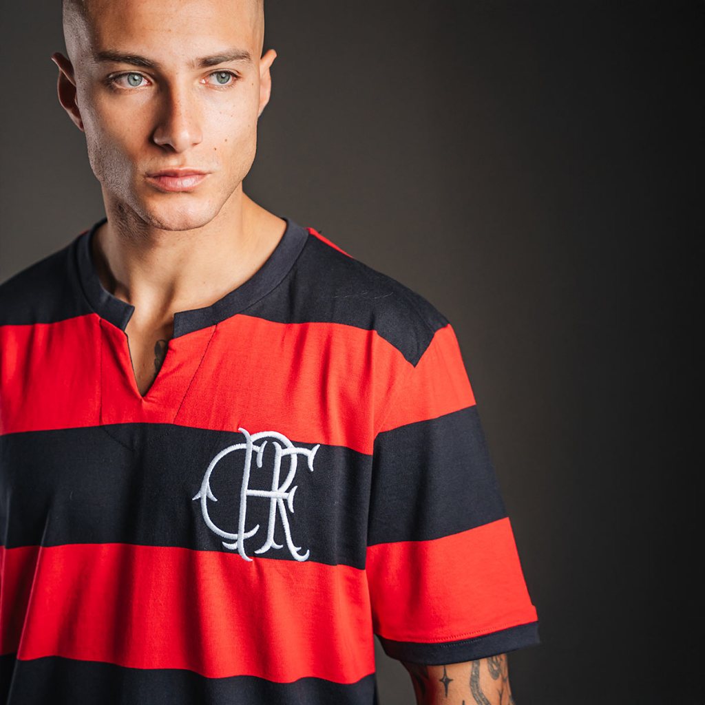 Camisa Retrô Flamengo Zico Tri Masculina Oficial