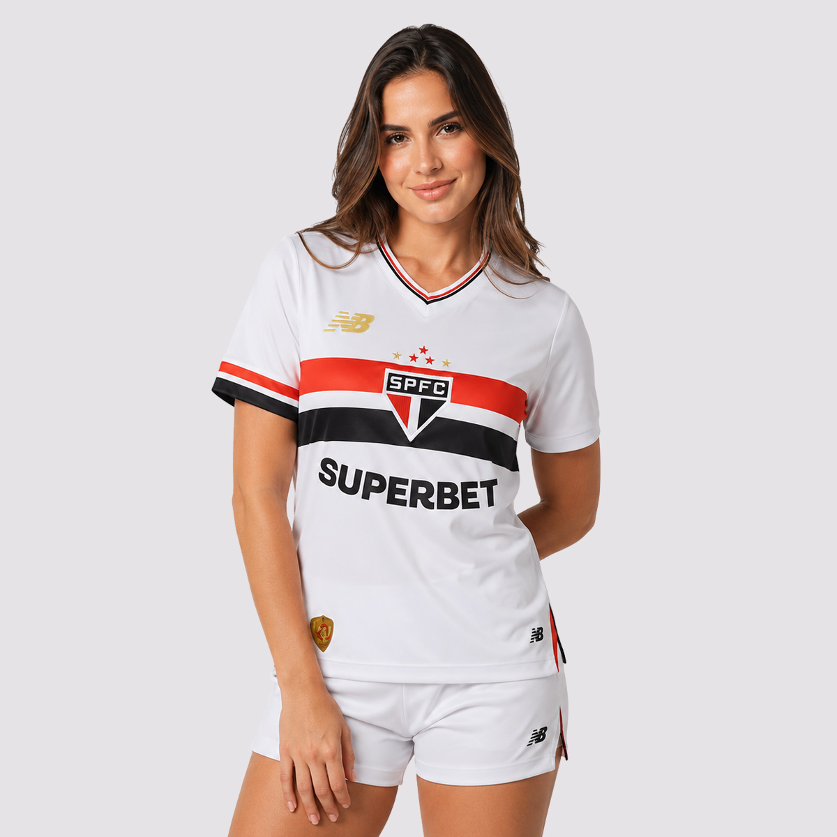 Camisa New Balance São Paulo I 2025 Feminina