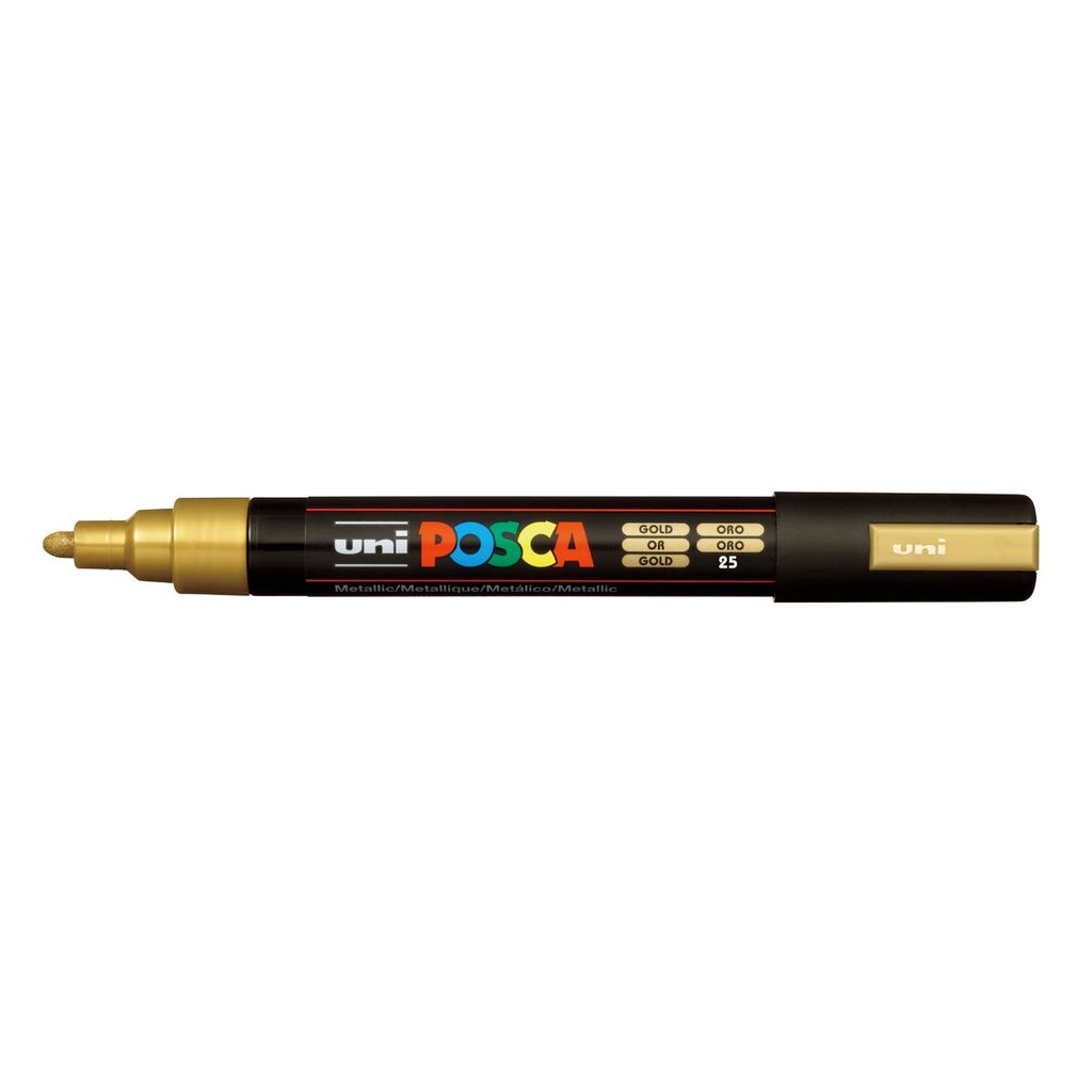 Foto 2 de Caneta Posca PC-5M Ouro uni-ball