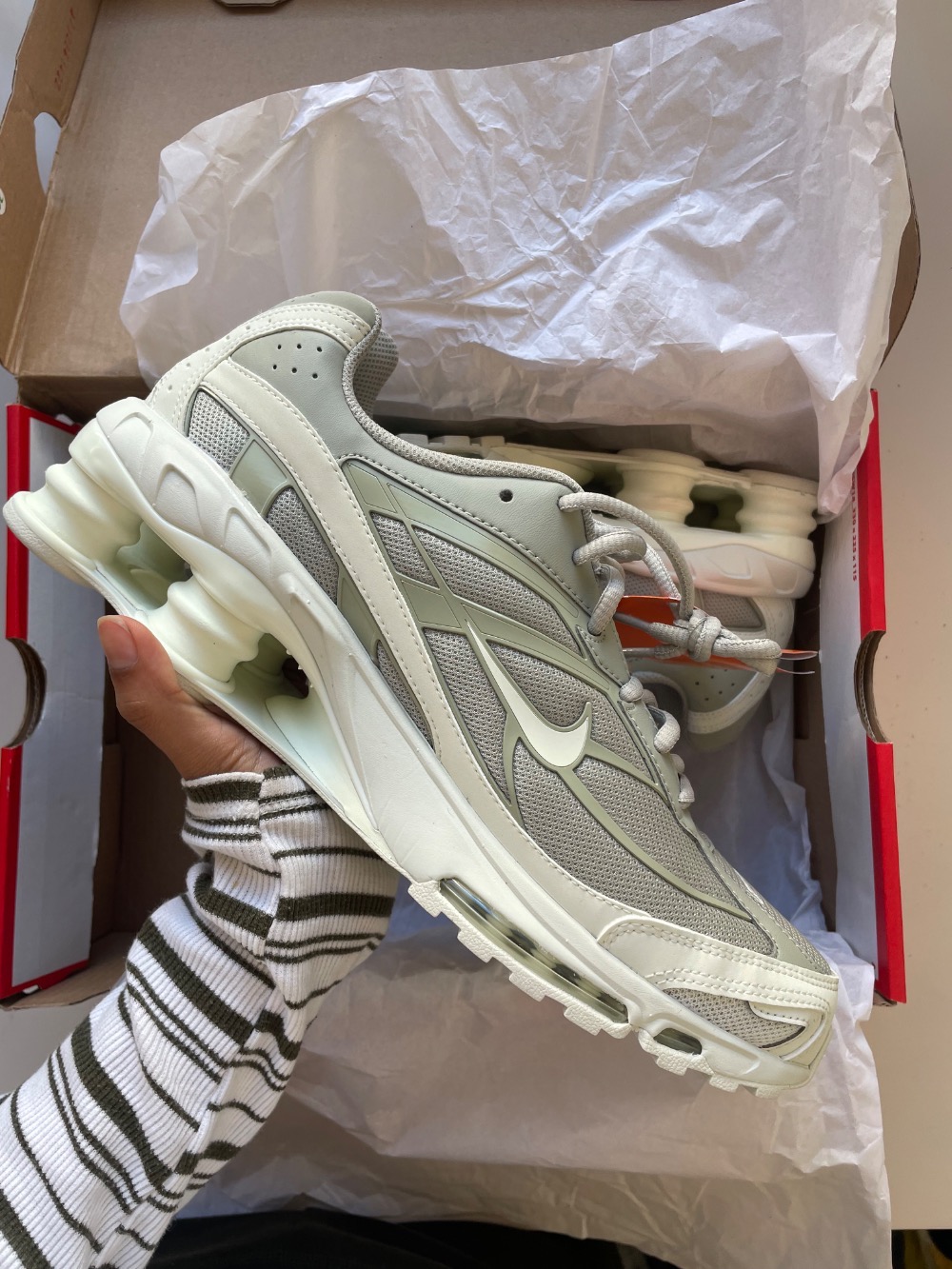 Nike Shox Ride 2 Spruce Fog — 42, Novo