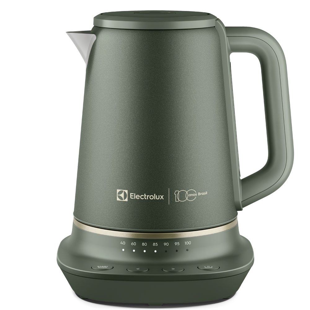 Chaleira Elétrica Electrolux 1,7L Verde Linha 100 Anos Celebre - EKP75