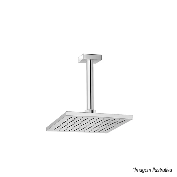 CHUVEIRO TETO SOLLY - DN15 (1/2 ) INOX POLIDO DOCOL
