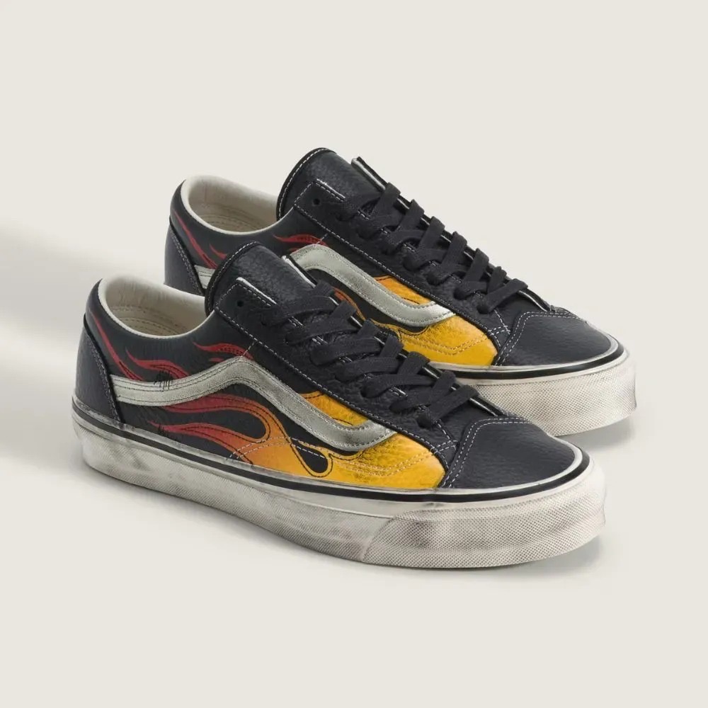Vans Old Skool LX Archive Flame Black — 35.5 / 36 / 37.5 / 38 / 39.5, Novo