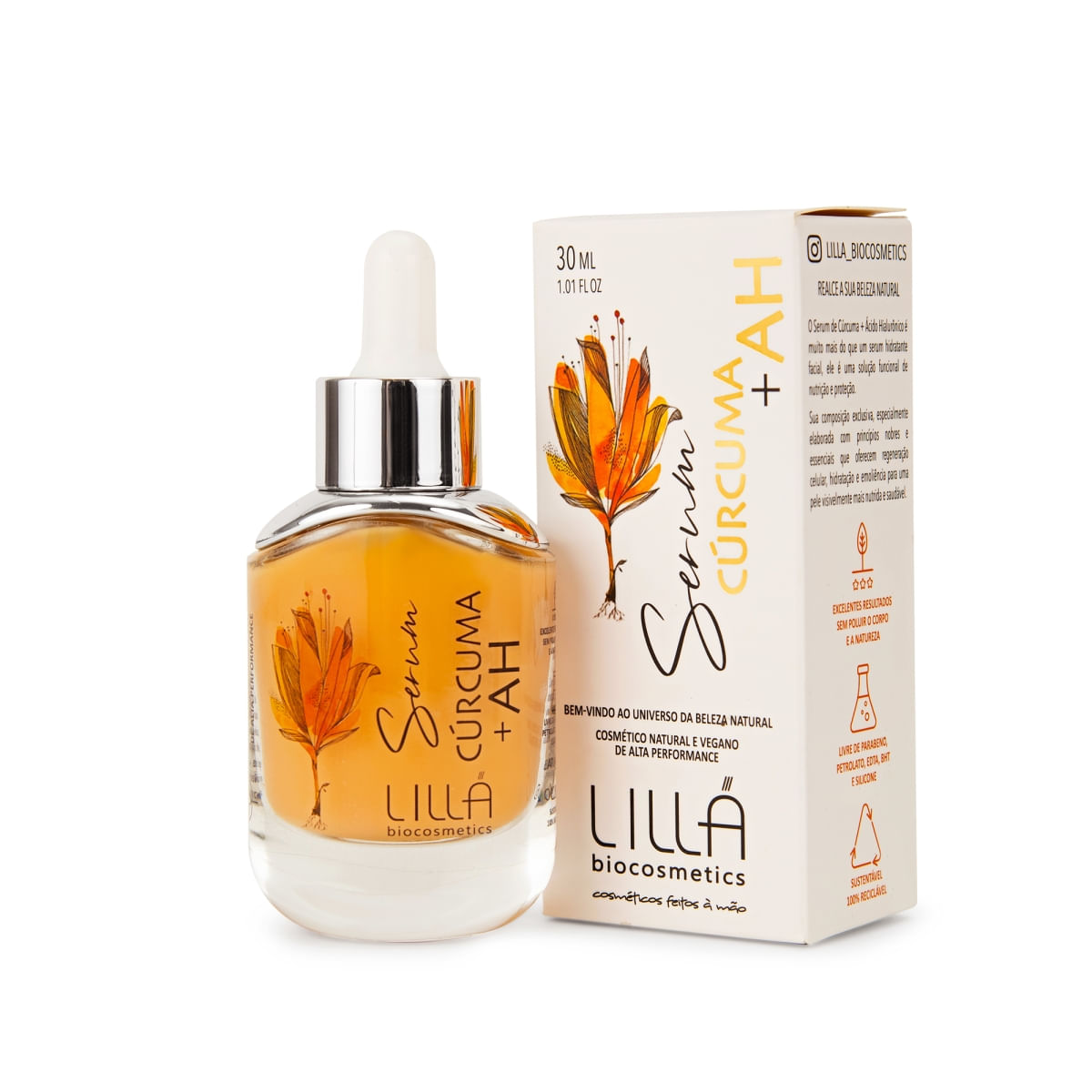 SÉRUM CÚRCUMA + AH LILLÁ 30ml