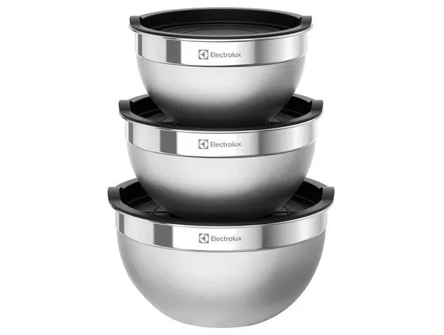 Conjunto Bowls Inox 3 Peças Electrolux