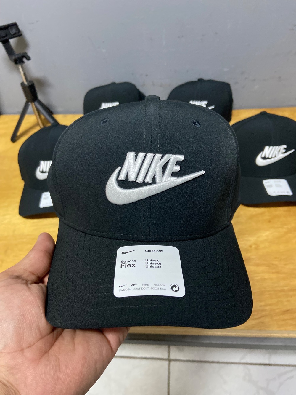 Boné Nike Nsw Dri-Fit CLC99 Futura SF Cap Black — Único, Novo