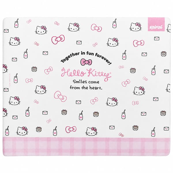 Mouse Pad em pvc, Hello Kitty, 18cm x 22cm, Spiral - PT 1 UN