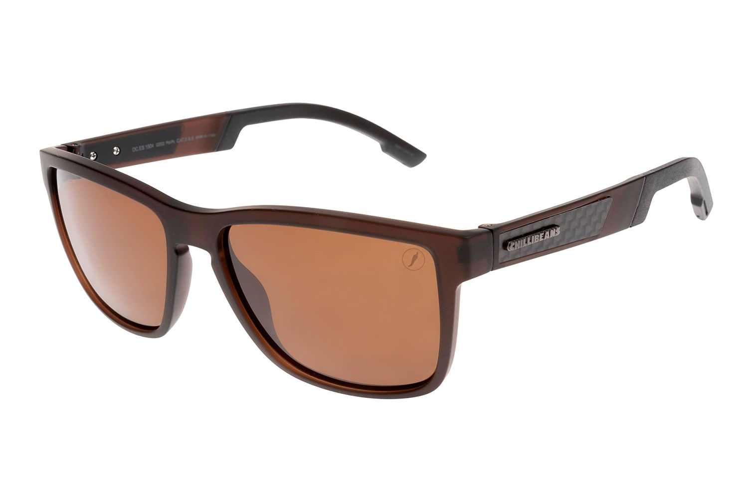 Óculos de Sol Masculino Chilli Beans New Sport Polarizado Marrom OC.ES.1504.0202 M