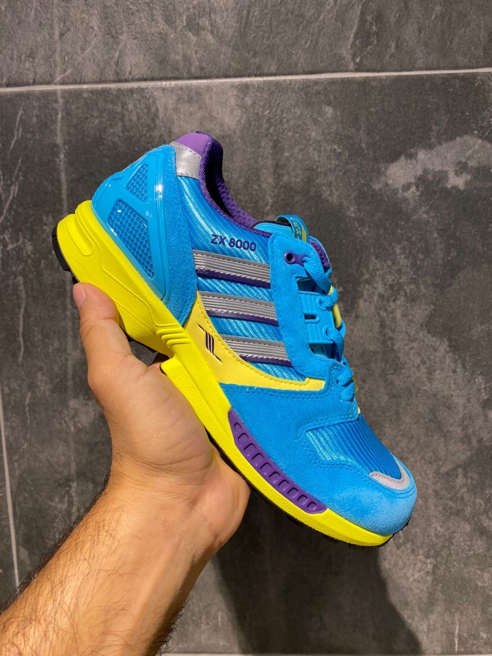 adidas ZX8000 Consortium Blue Glow Purple — 36 / 37 / 38 / 39 / 40, Novo