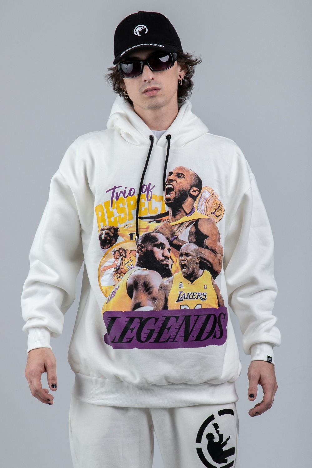 Moletom Respect Vintage Legends Off-White — P / M / G / XG / XXG / 3XG, Novo