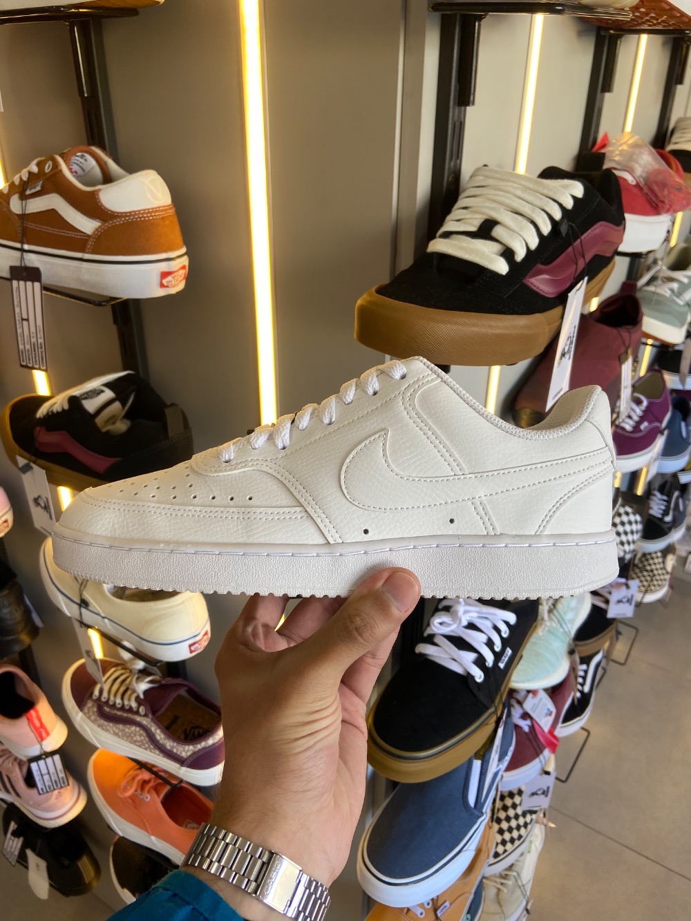 Nike Court Vision Low White Feminino — 38, Usado