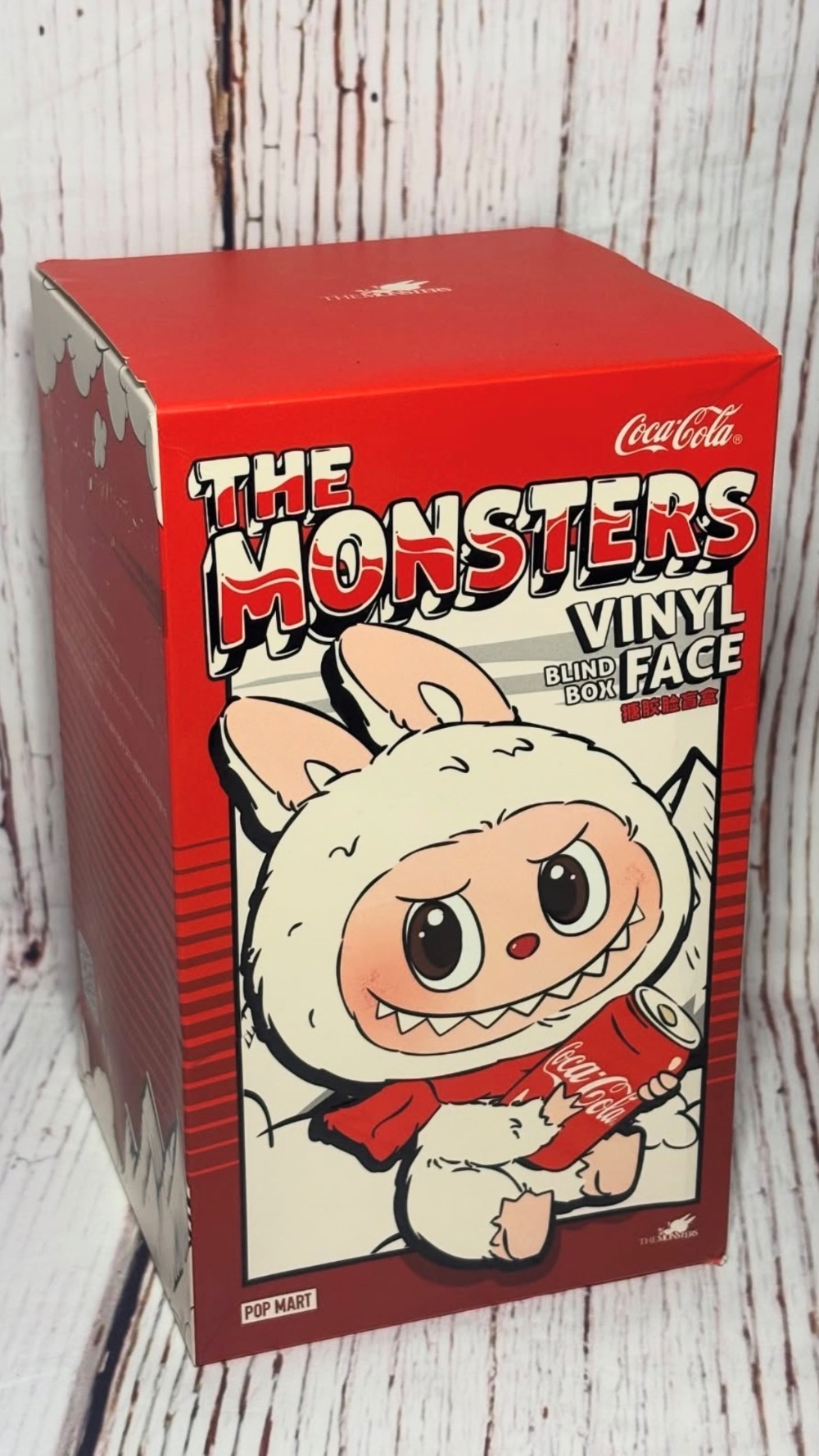 Pop Mart Labubu The Monsters Coca Cola Series Vinyl Face Single Blind Box — Único, Novo