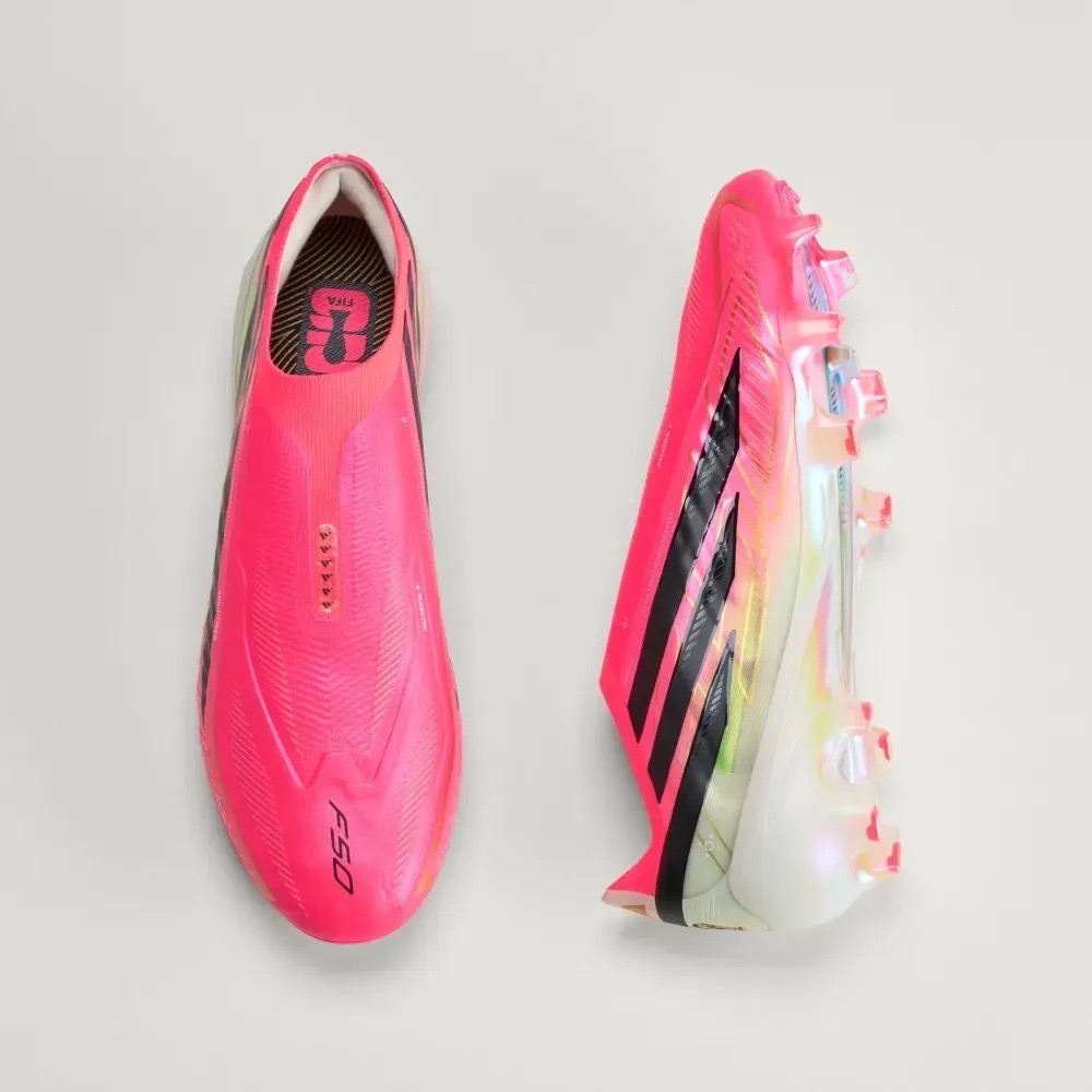 adidas F50 Hypefast Elite Laceless Solar Turbo Core Black Gold Metallic — 34 / 37 / 37.5 / 38 / 39 / 39.5 / 40, Novo