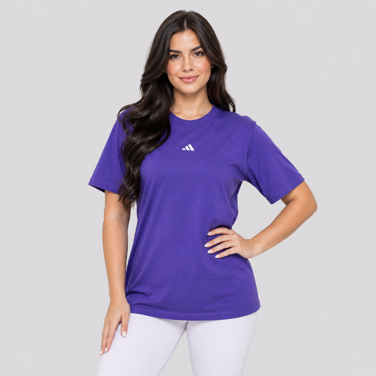 Camiseta Adidas Lisa Essentials Feminina Roxa