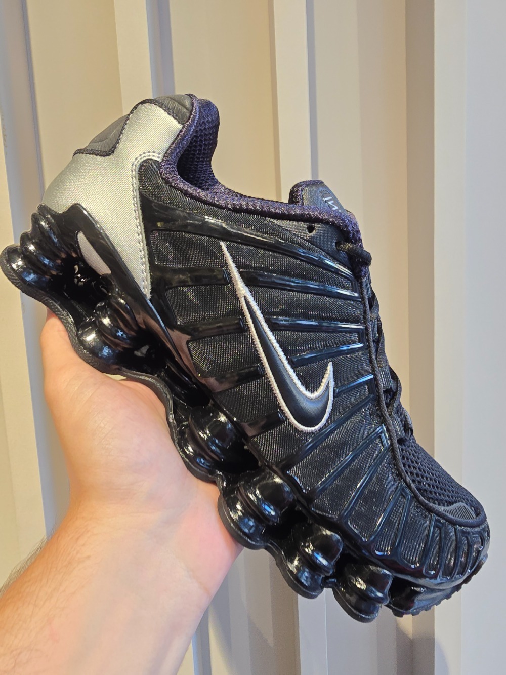 Nike Shox TL Black Metallic Silver Feminino — 34 / 35 / 36 / 37 / 38, Novo
