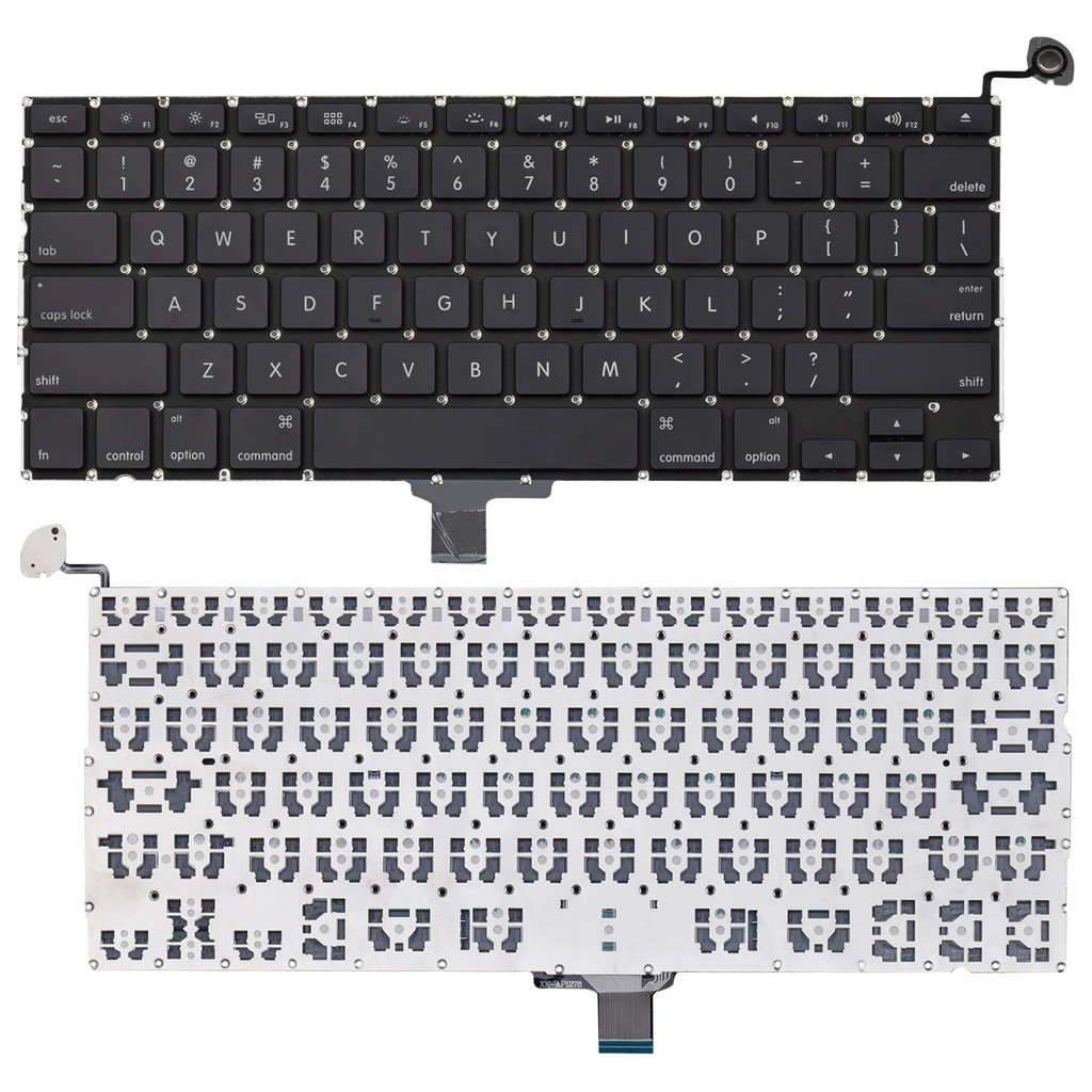 Teclado para Notebook compatível com Apple Macbook A1278 Inglês Internacional - US