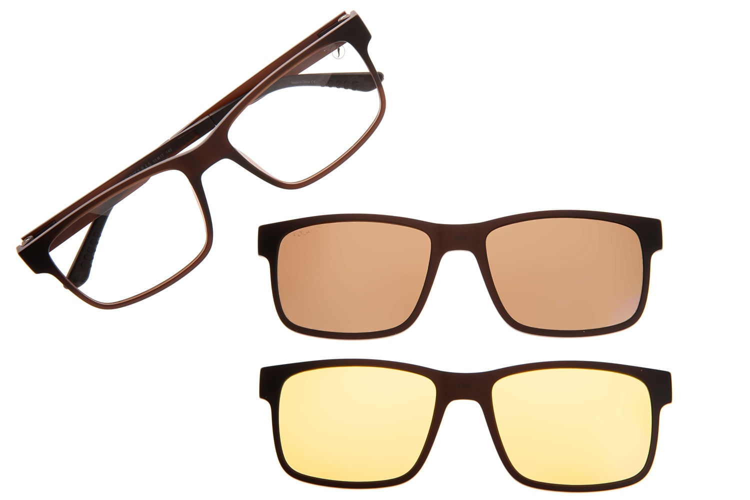 Armação Para Óculos de Grau Masculino Chilli Beans Night Vision Multi Polarizado Preto LV.MU.1108.0101 M