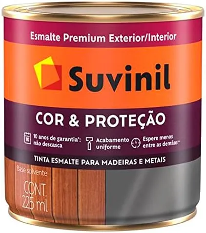ESMALTE PREMIUM COR E PROT BRIL BR 0,225L SUVINIL