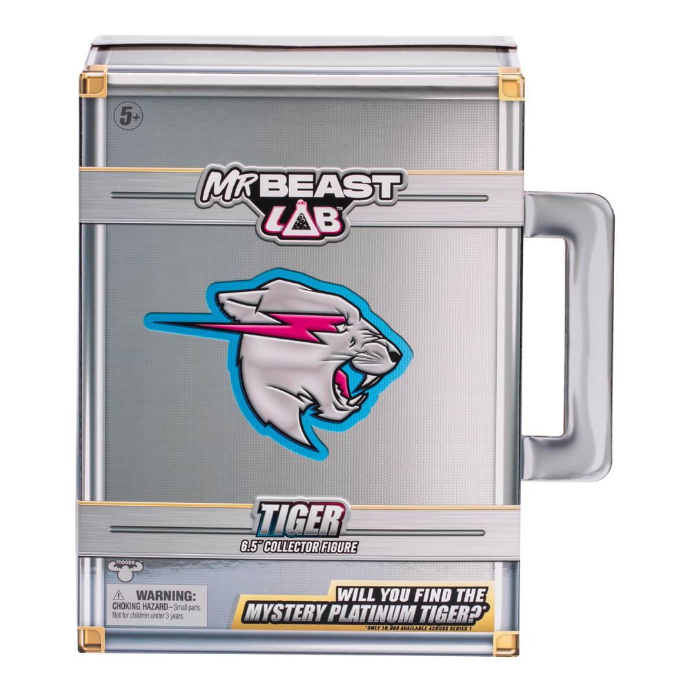 Foto 2 de Boneco Colecionável 16cm MrBeast Lab - Tigre