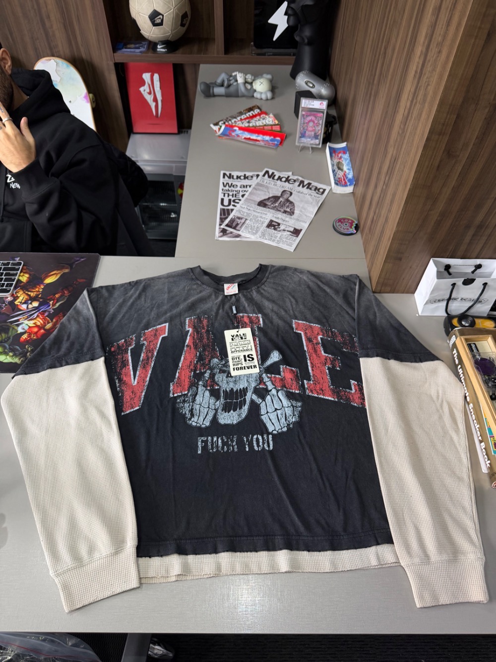 Camiseta Vale Lives Forever Big Brother Long Sleeve Black — XG, Novo