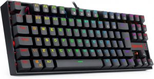 Teclado Mecânico Gamer Redragon Kumara RGB Switch Outemu Brown ABNT2 – K552RGB-1 (BROWN)