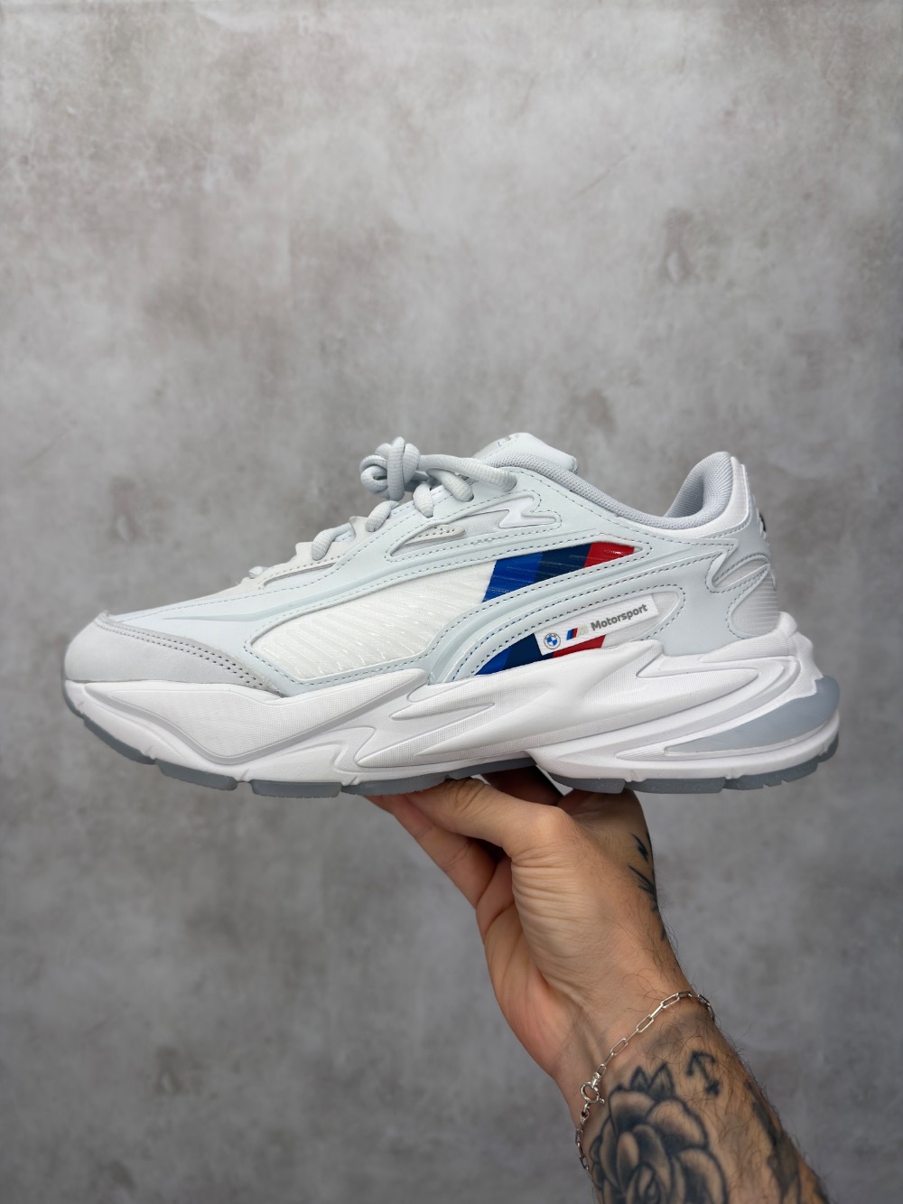 BMW M Motosport x Puma RS Surge Grey — 40 / 43, Novo