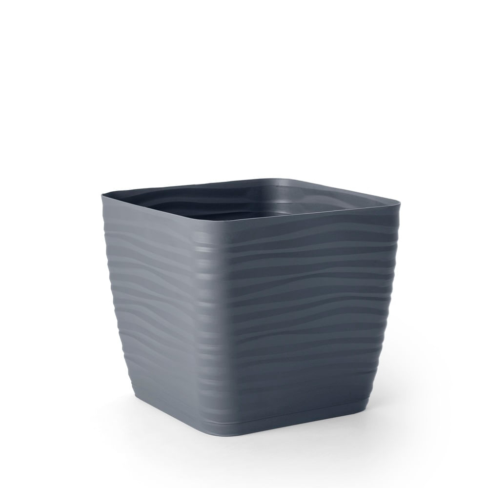 Vaso Quadrado 1,5 Litros Concreto Dunas