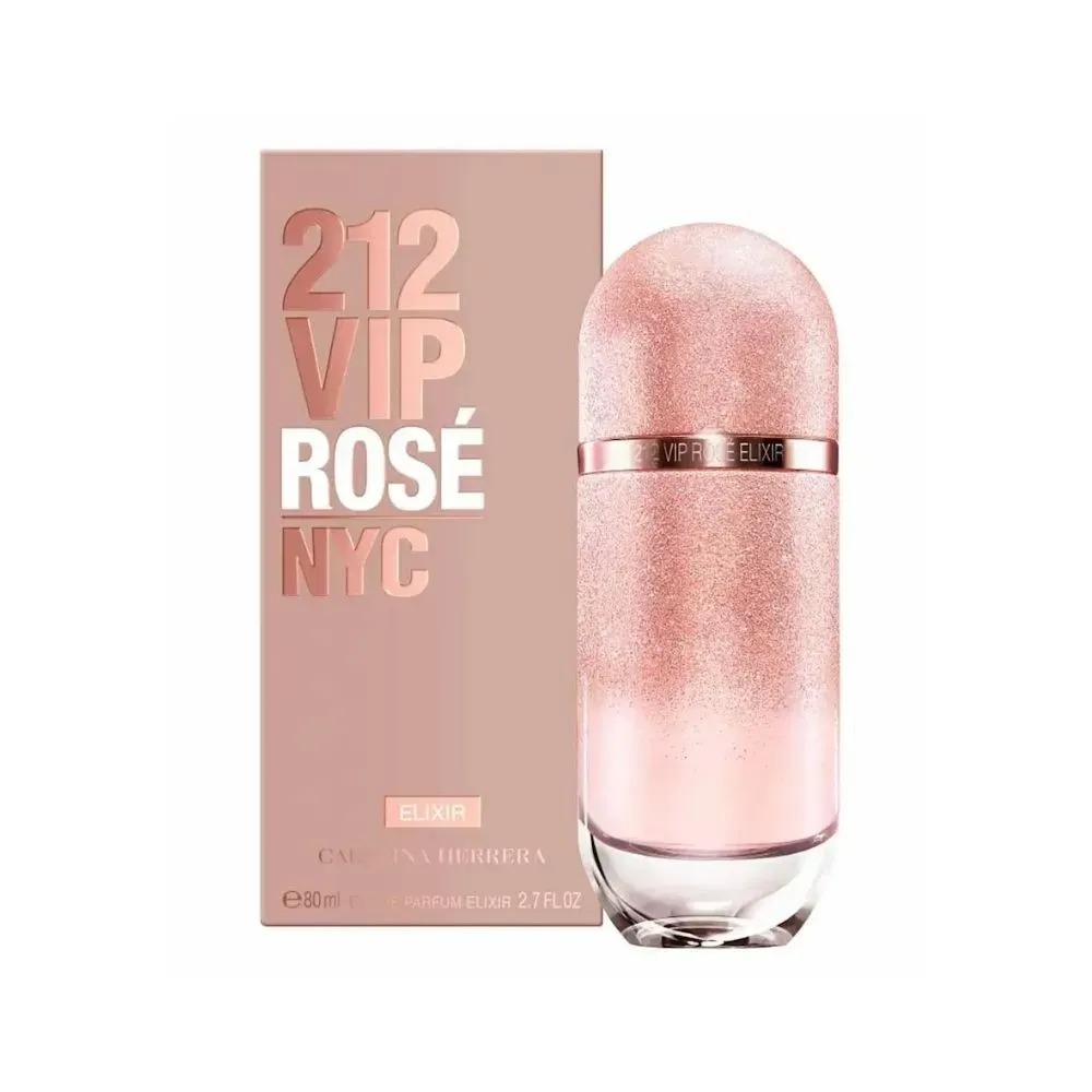 Perfume Carolina Herrera 212 Vip Rosé Elixir 80ml — único, Novo