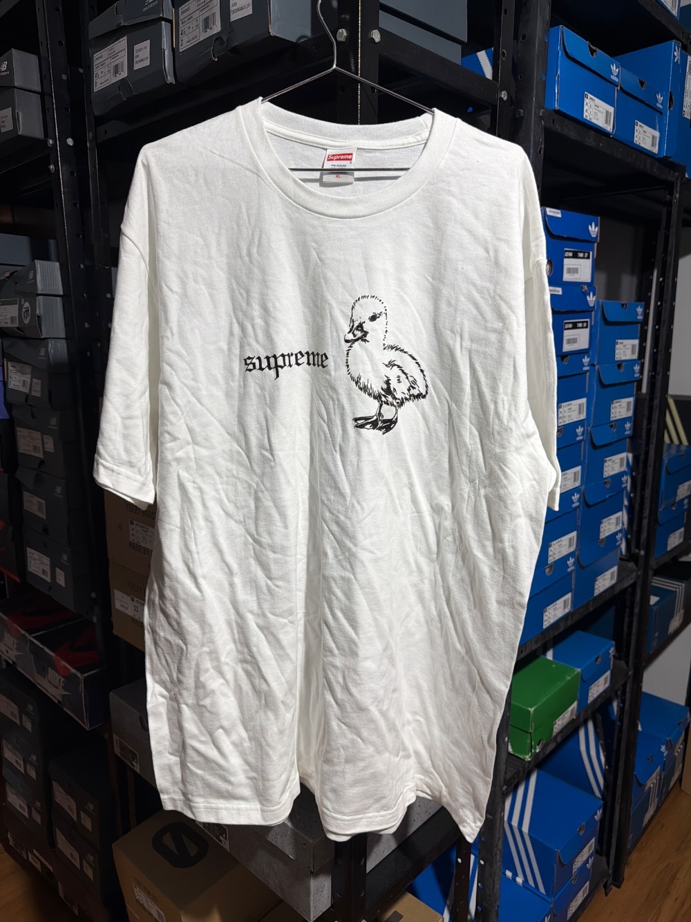 Camiseta Supreme Duck White SS26-W1 — XG, Novo