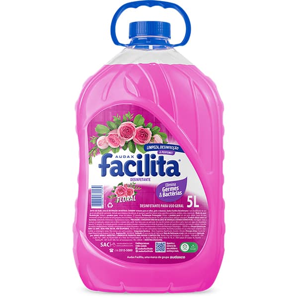Desinfetante Floral, 5L, Facilita PT 1 UN