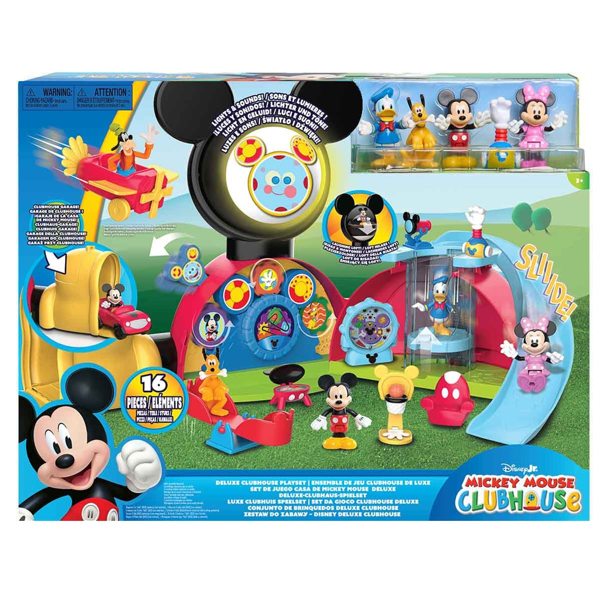 Playset Casa do Mickey Mouse com 5 Bonecos - Disney Jr.