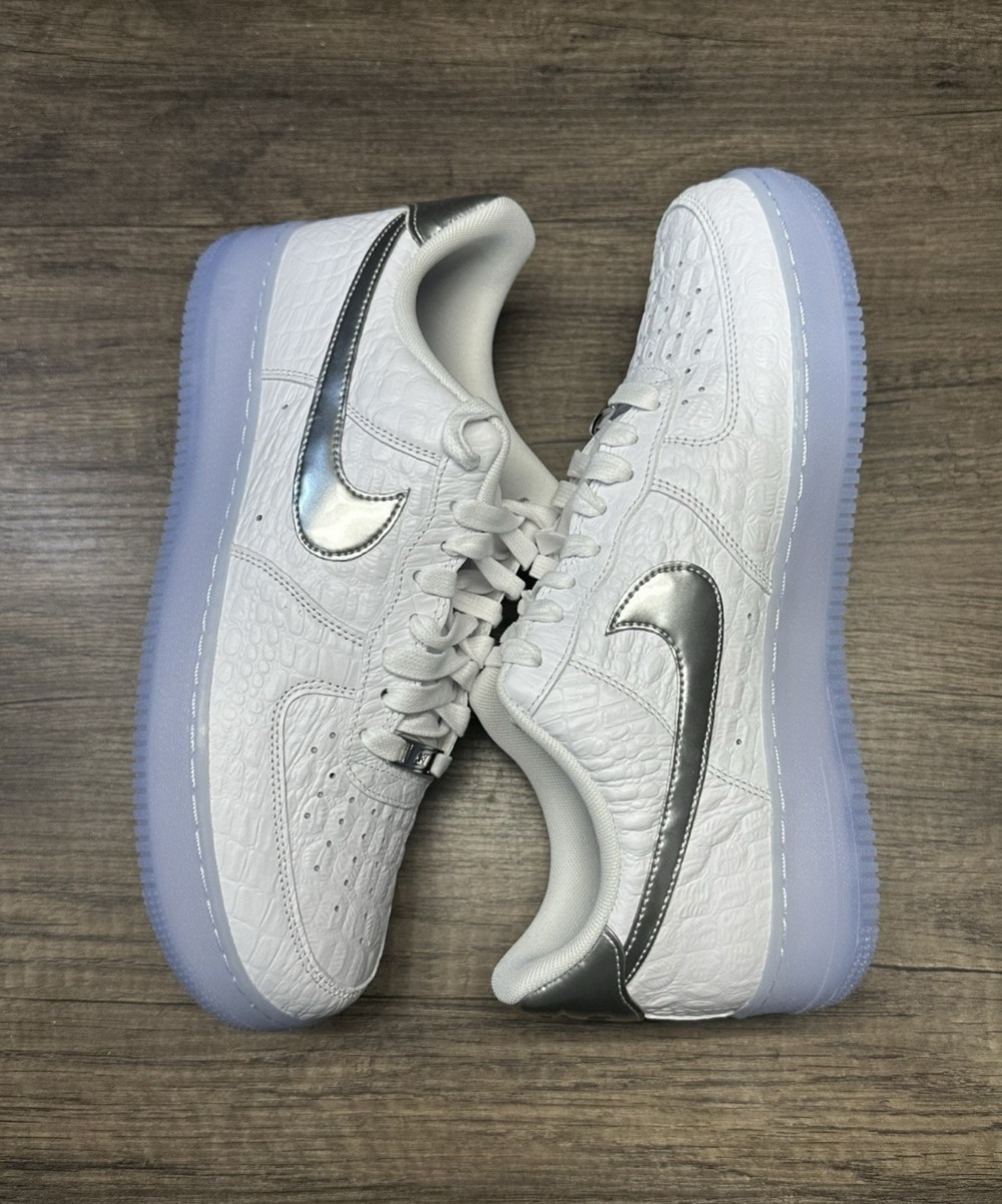 Nike Air Force 1 Low White Croc — 38 / 39 / 39.5 / 40 / 40.5 / 41 / 42 / 42.5 / 43 / 43.5 / 44, Novo