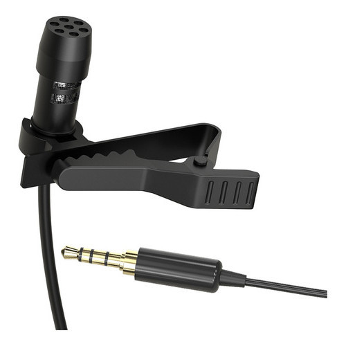 Foto 2 de Microfone de Lapela Mirfak MC1P 3.5mm Cabo 3Metros Preto