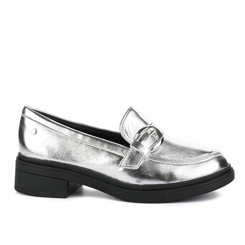 Sapato Tanara Loafer Metalizado T8501