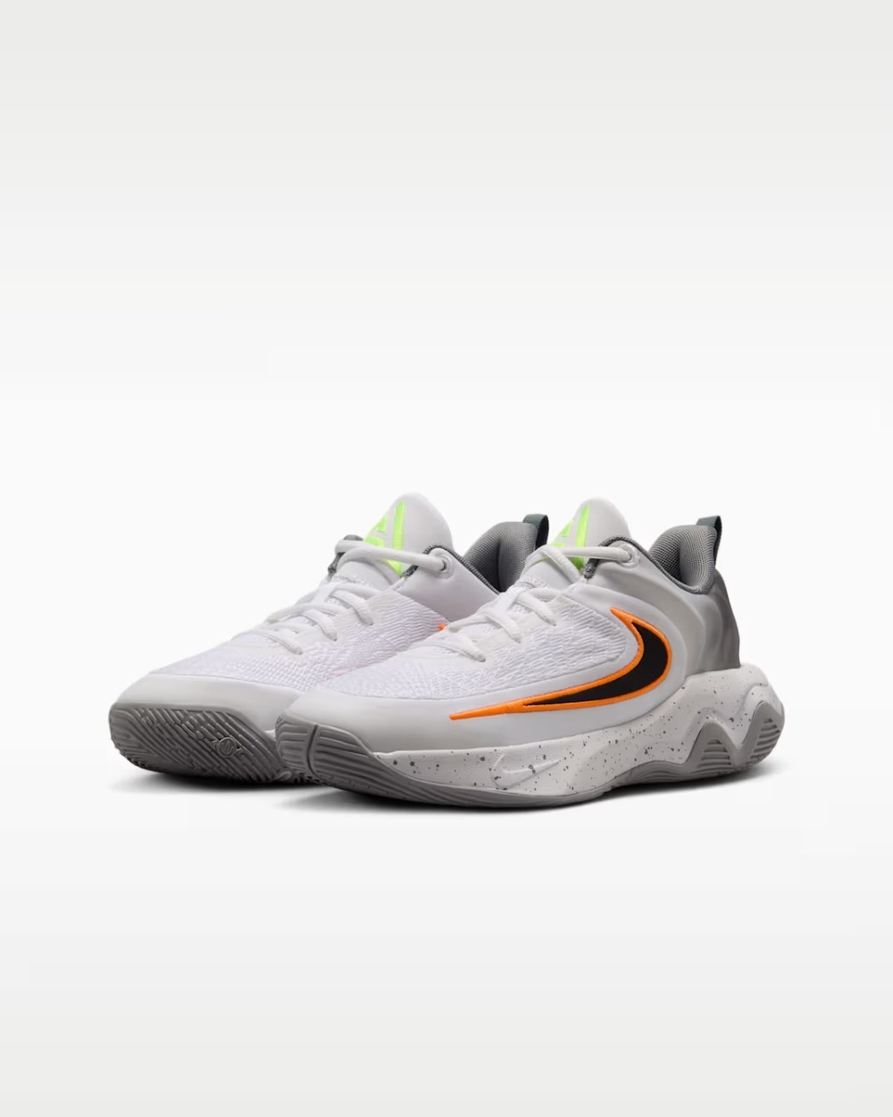 Nike Giannis Immortality 4 White Volt Wolf Grey Black — 35.5, Novo
