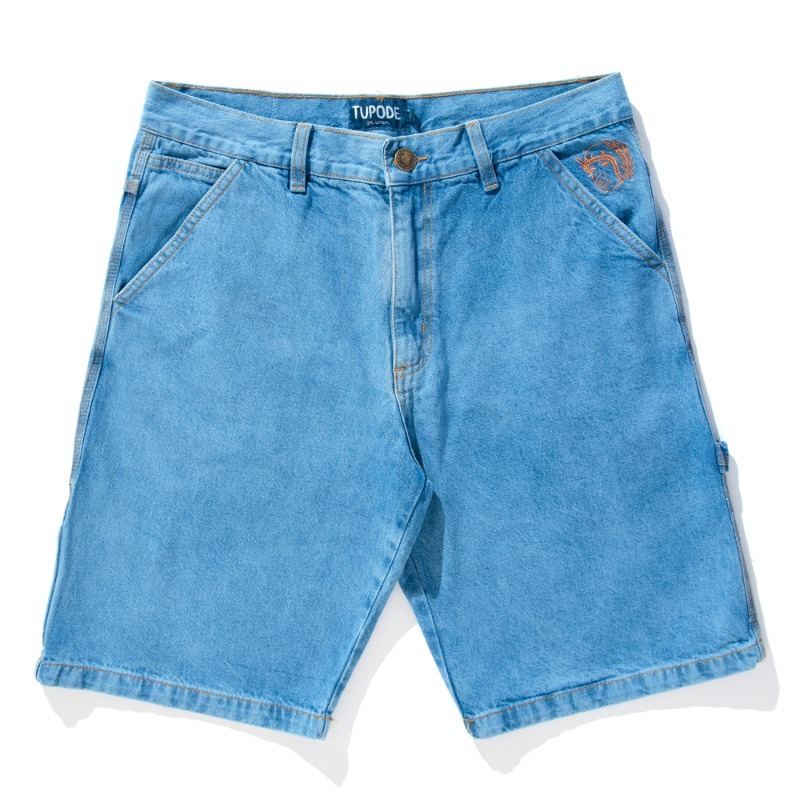 Bermuda TUPODE Carpinteiro Jeans Washed — 48, Novo
